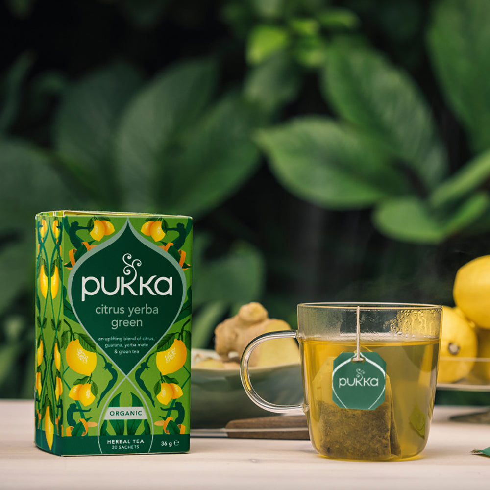 Pukka Citrus Yerba Green Tea