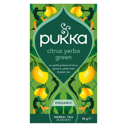 Pukka Citrus Yerba Green Tea