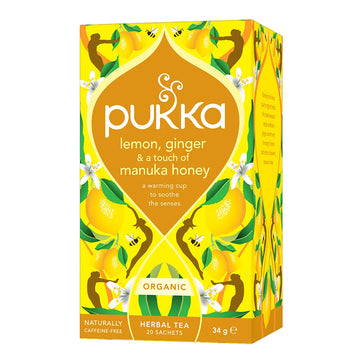 Pukka Organic Lemon, Ginger &amp; Manuka Honey