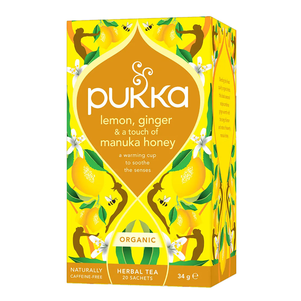 Pukka Organic Lemon, Ginger &amp; Manuka Honey