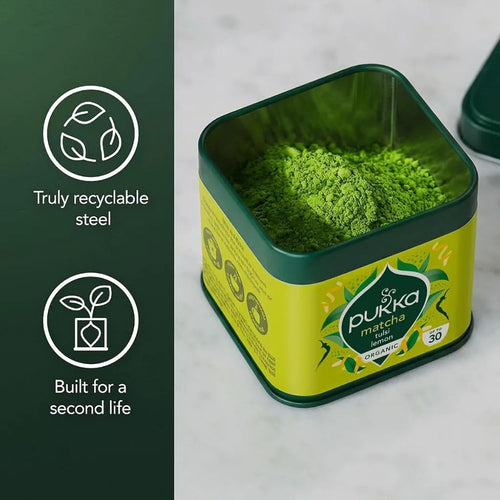 Pukka Organic Tulsi Lemon Matcha Tin