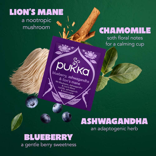Pukka Organic Unwind Tea ingredients