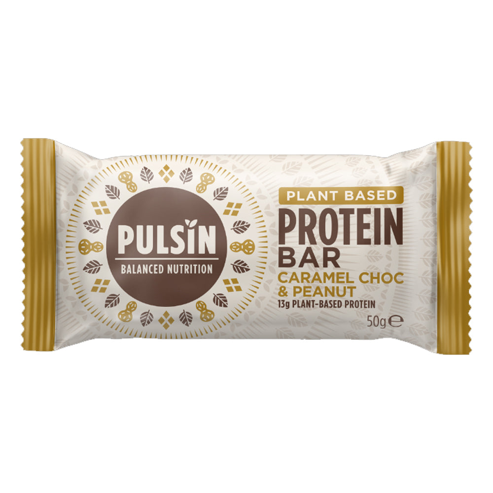 Pulsin Caramel Choc Peanut Protein Bar