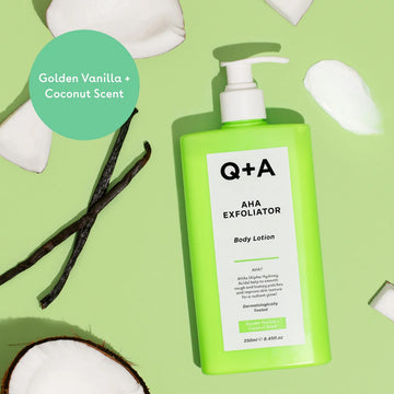 Q+A AHA Exfoliator Body Lotion