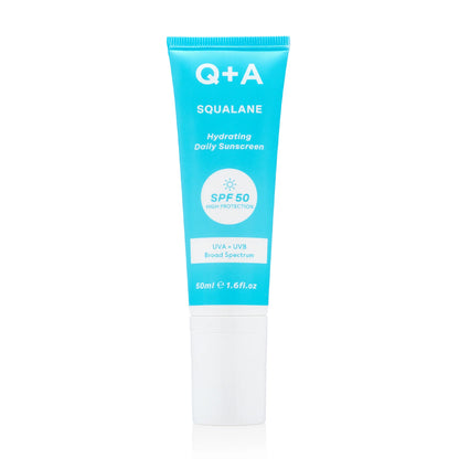 Q+A Squalane SPF 50 Hydrating Daily Sunscreen