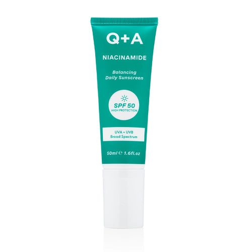 Q+A Niacinamide SPF 50 Balancing Daily Sunscreen