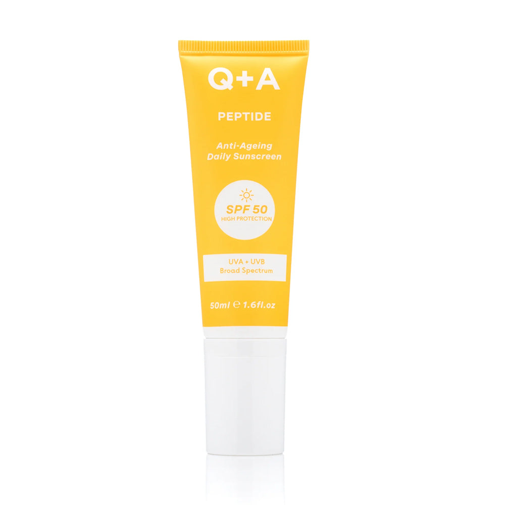 Q+A Peptide SPF 50 Anti-Ageing Daily Sunscreen