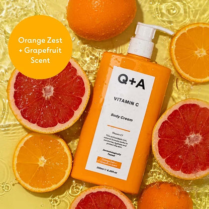 Q+A Vitamin C Body Cream scent