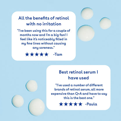 Q+A Retinol Facial Serum