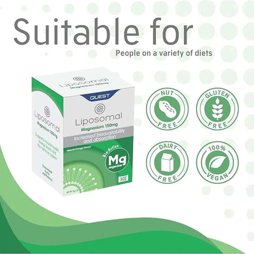 Quest Liposomal Magnesium 150mg, 30 tablets