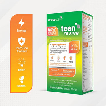 box of Revive Active Teen Revive Tropical Flavour
