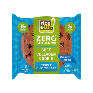 Rice Up Soft Collagen Cookie Triple Chocolate