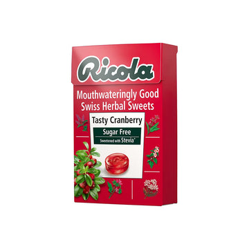Ricola Cranberry Swiss Herbal Sugar Free Sweets 45g