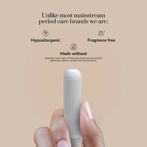 Riley Organic Cotton Applicator Tampons