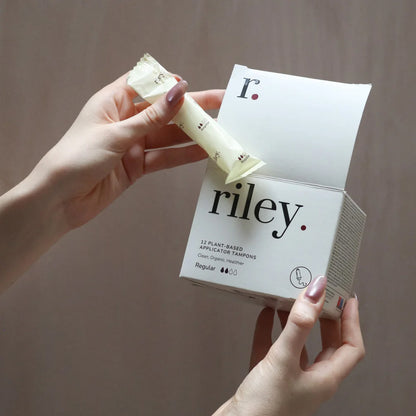 Riley Organic Cotton Applicator Tampons regular