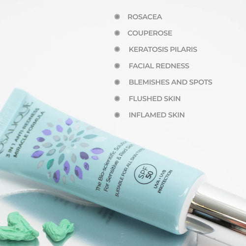 Rosalique 3 in 1 Anti-Redness Miracle Formula SPF50