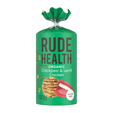 Rude Health Organic Chickpea Lentil Crackers