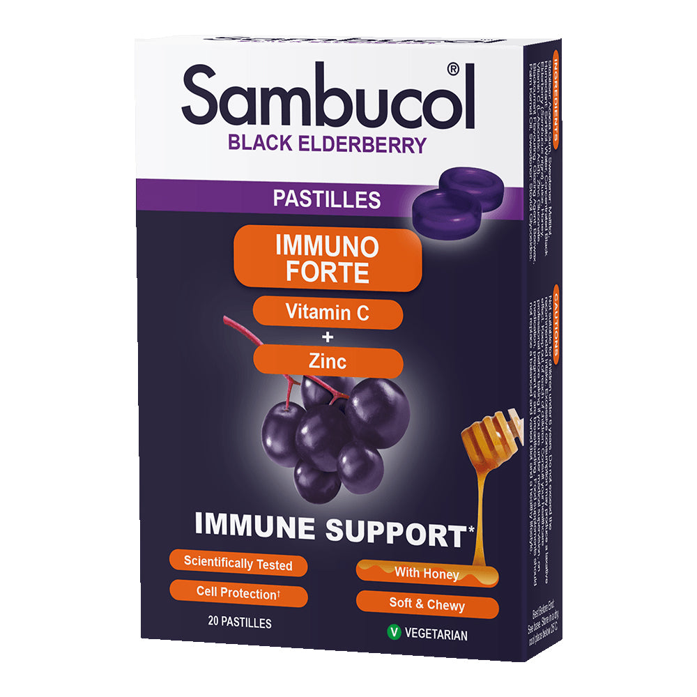 Sambucol Immuno Forte Elderberry Pastilles