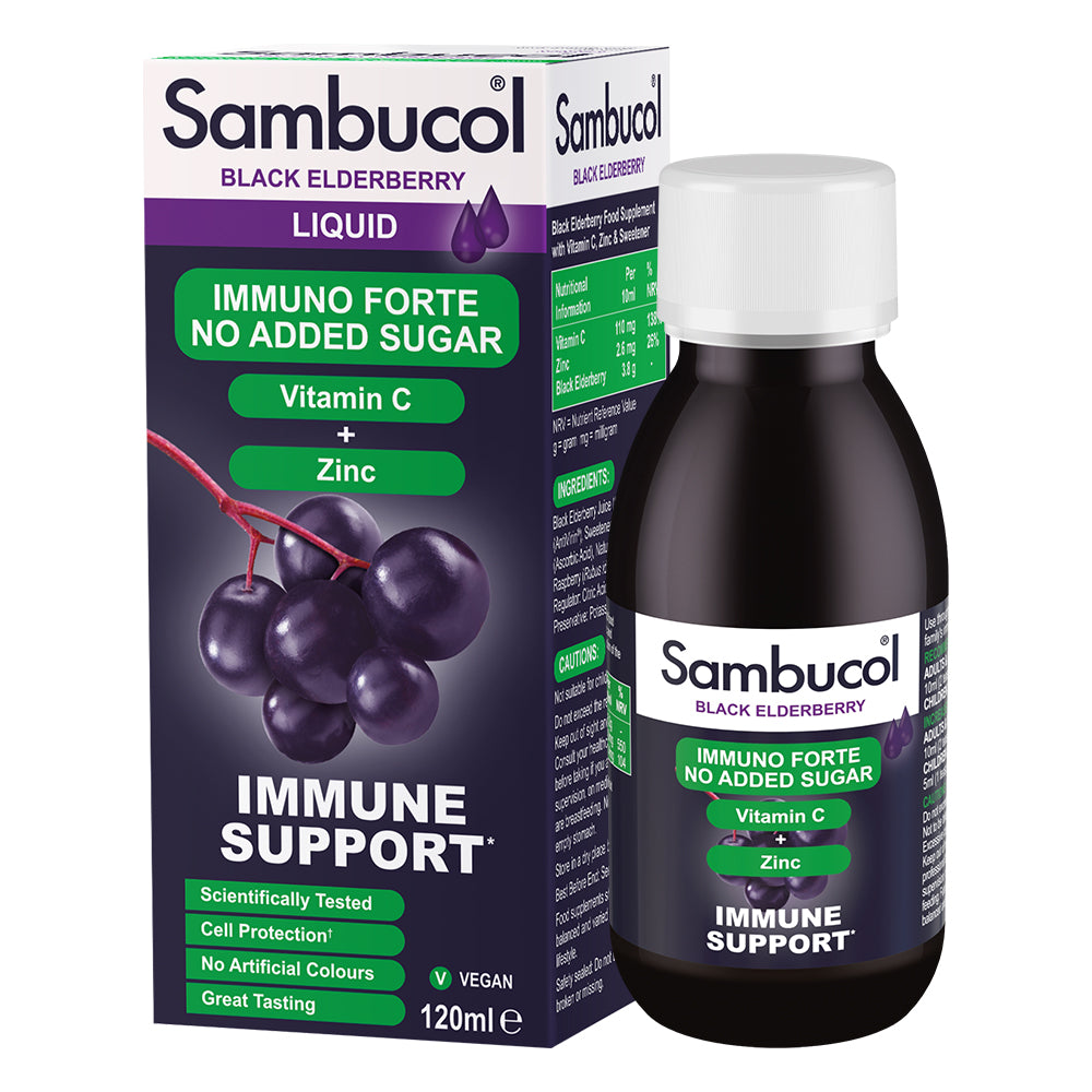 Sambucol Black Elderberry Immuno Forte Sugar Free