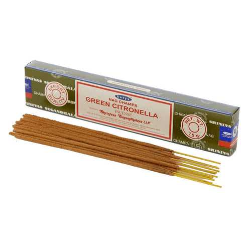 Satya Nag Champa Green Citronella Incense Sticks