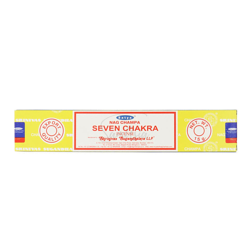 Satya Seven Chakra Incense Sticks