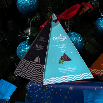 Skelligs Dark Chocolate Shards with Mint