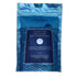 Metalic blue resealable pouch of Skelligs Chocolate Signature Real Hot Chocolate featuring a dark blue label with stylized ocean wave graphics.