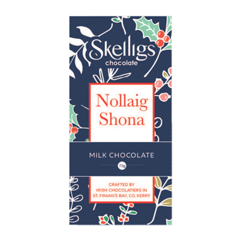 Skelligs Nollaig Shona Milk Chocolate Bar
