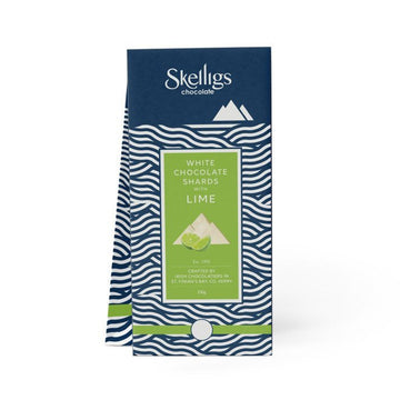 Skelligs White Chocolate Shards with Lime