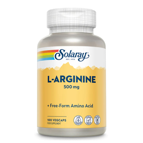 Solaray L-Arginine 500mg Free Form