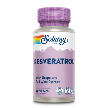 Solaray Resveratrol with Grape and Red Wine Extract