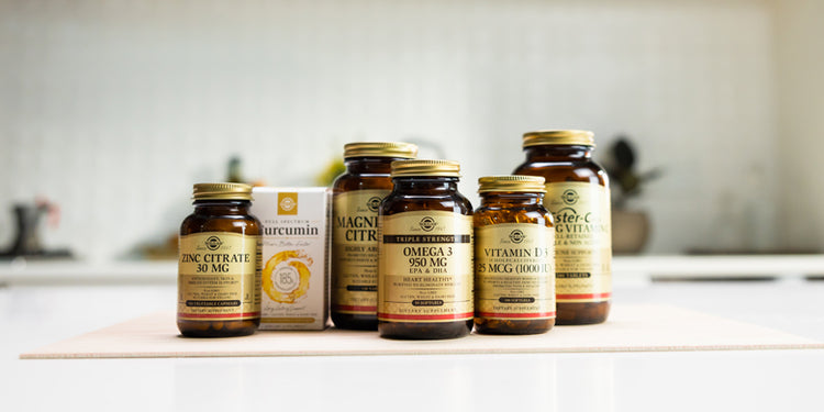 Selection of Solgar supplements