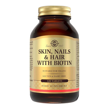 Solgar Skin, Hair &amp; Nails with Biotin 120 tablets