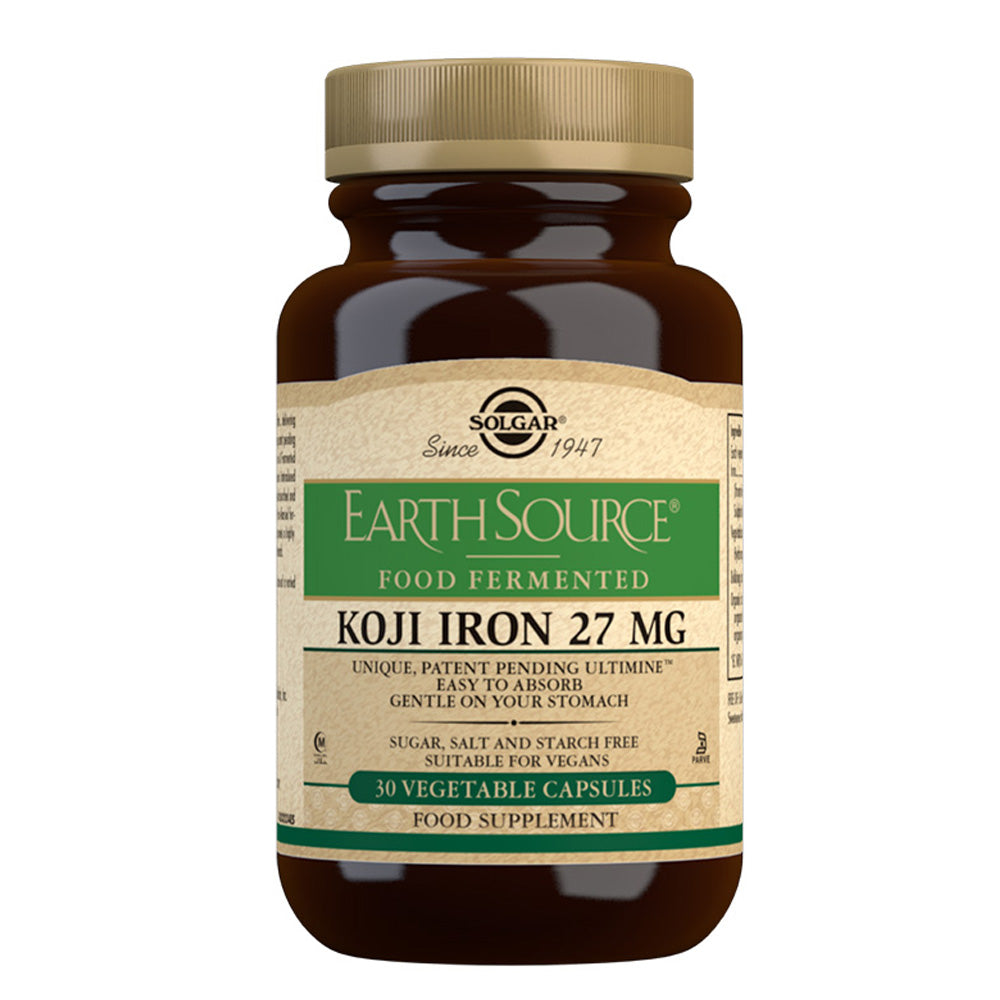Solgar Earth Source Food Fermented Koji Iron