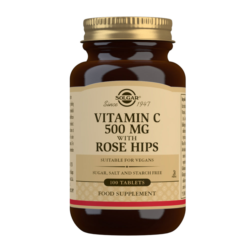 Solgar Vitamin C 500mg with Rose Hips