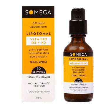 Somega Liposomal Liquid Vitamin D3 and K2 Spray