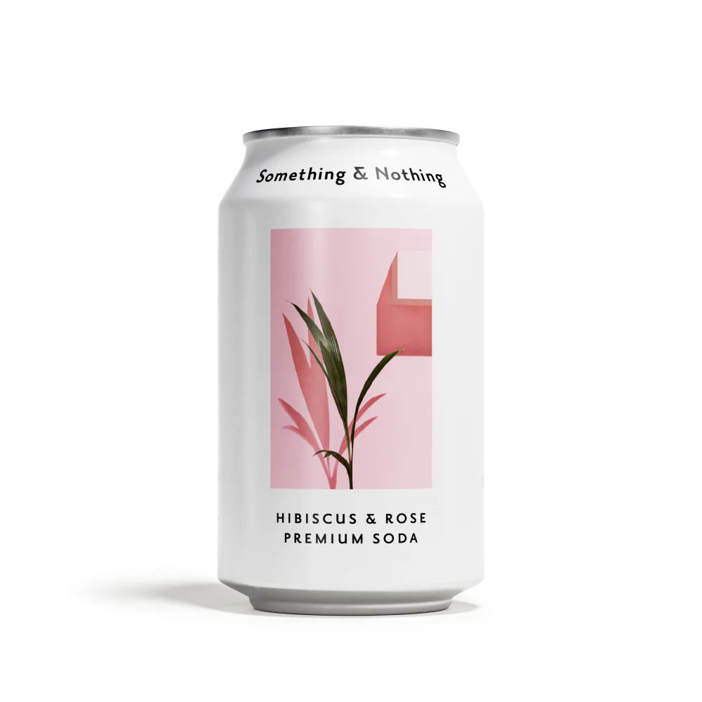 Something &amp; Nothing Hibiscus &amp; Rose Premium Soda