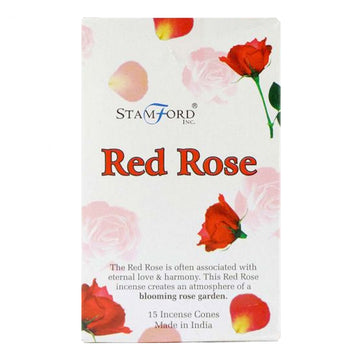 Stamford Red Rose Incense Cones