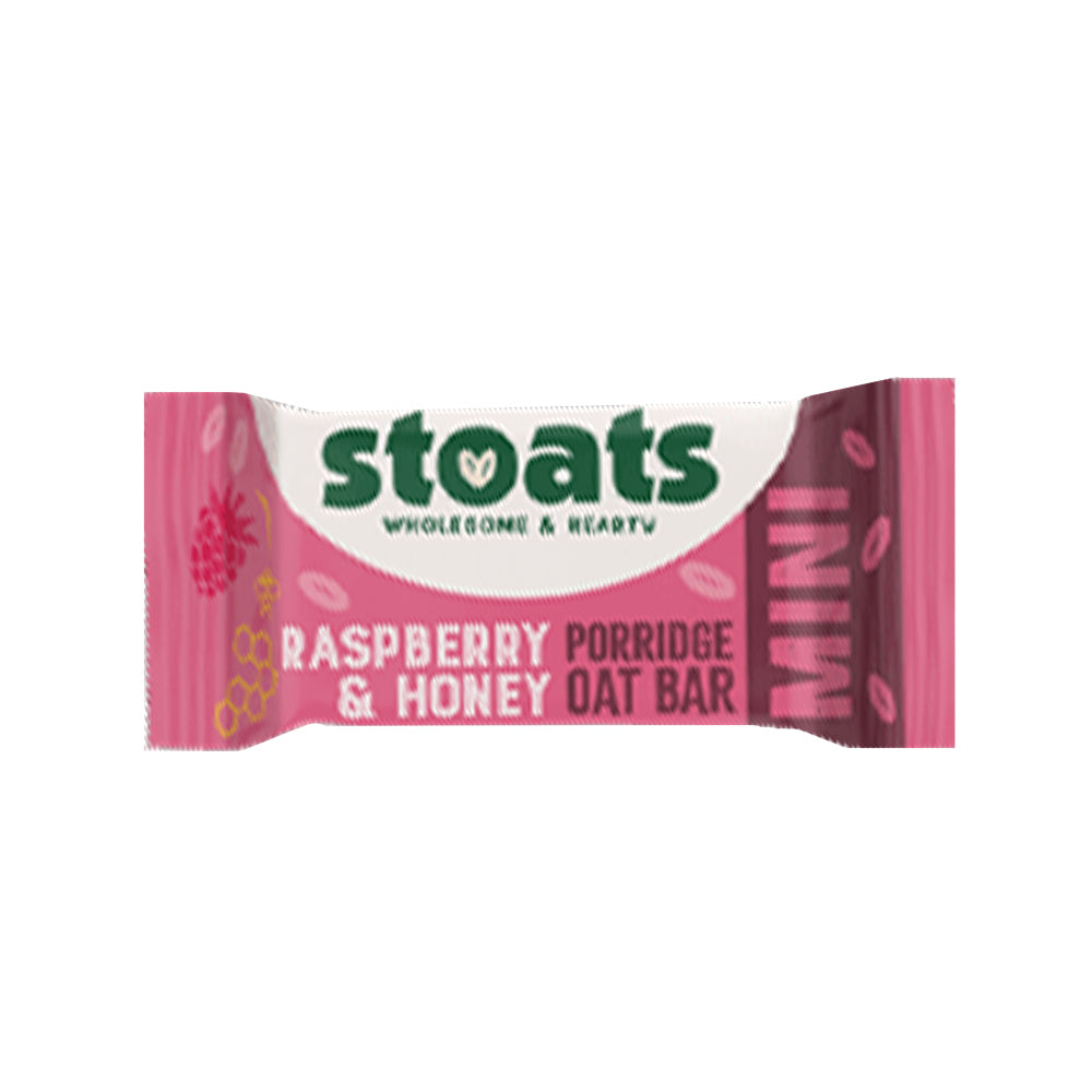 Stoats Raspberry &amp; Honey Mini Porridge Oat Bar