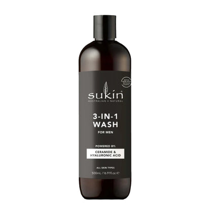 Sukin 3-in-1 Wash For Men