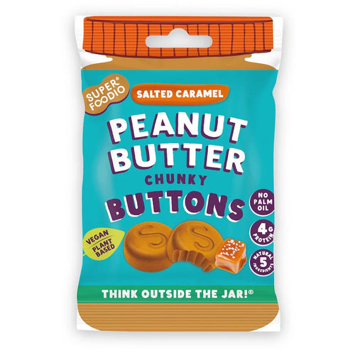 Super Foodio Peanut Butter Buttons Salted Caramel