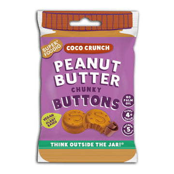 Super Foodio Peanut Butter Coco Crunch Buttons