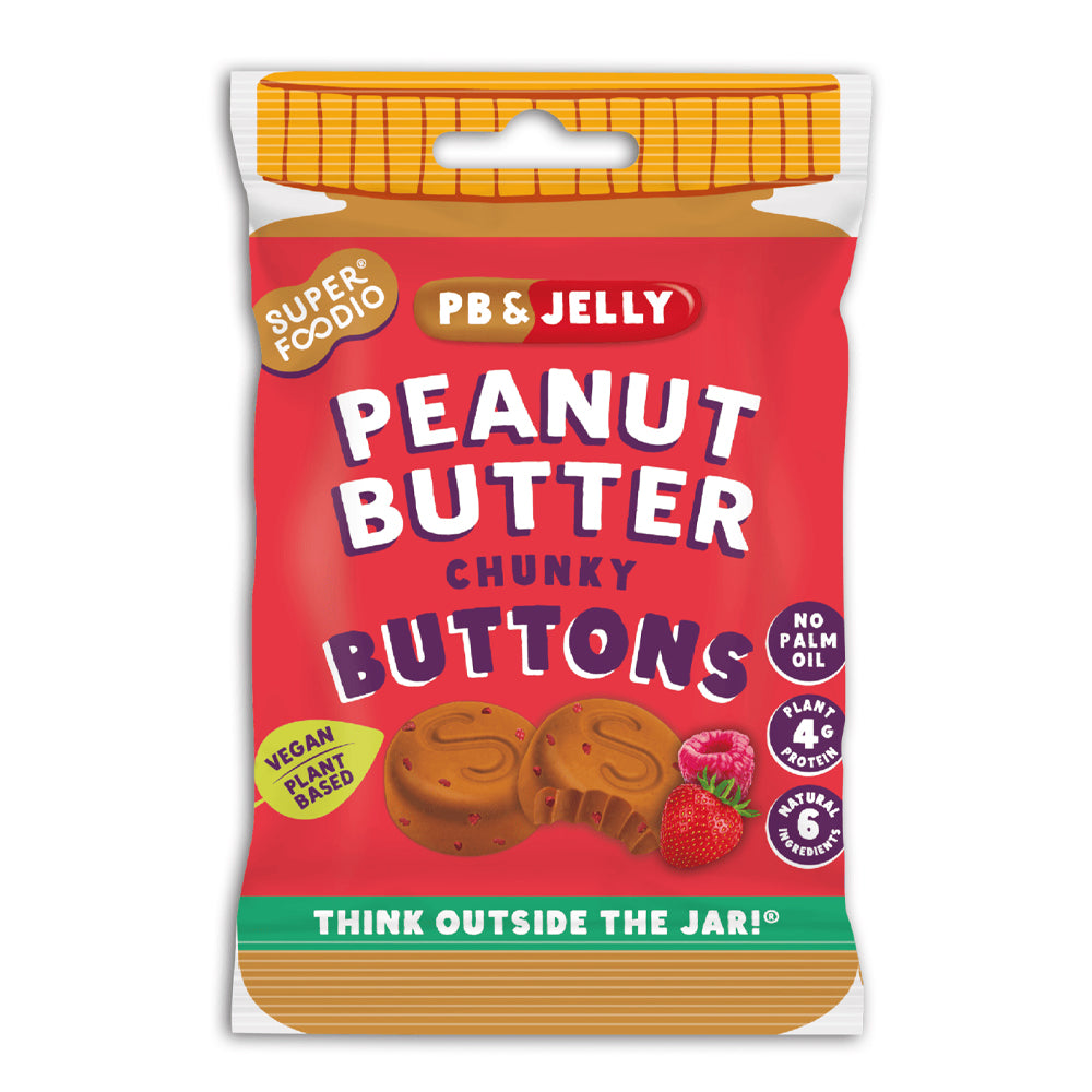 Super Foodio Peanut Butter &amp; Jelly Buttons