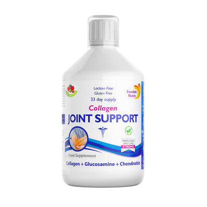 Swedish Nutra Collagen Joint Support bottle.