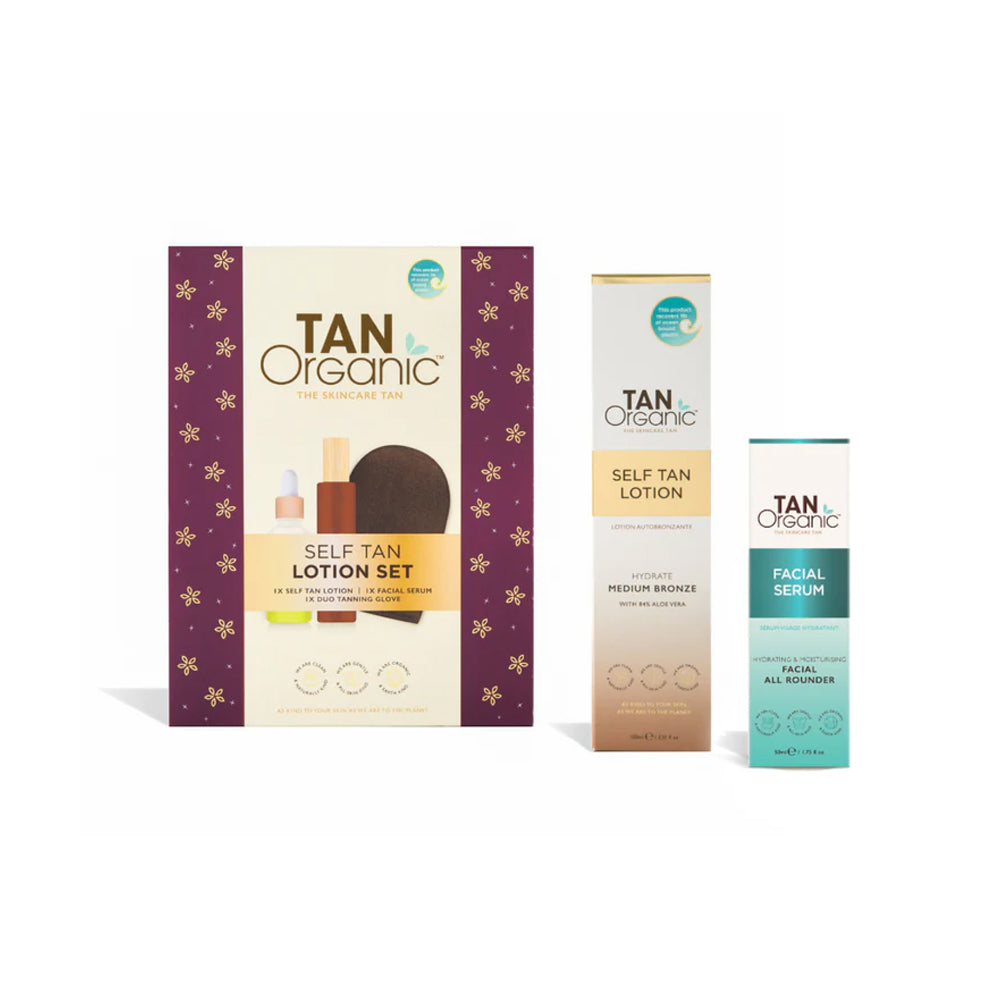 Tan Organic Self Tan Lotion Set