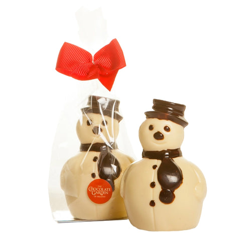 The Chocolate Garden White Chocolate Snowman