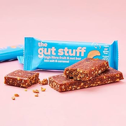 The Gut Stuff Sea High Fibre Sea Salt &amp; Caramel Bar