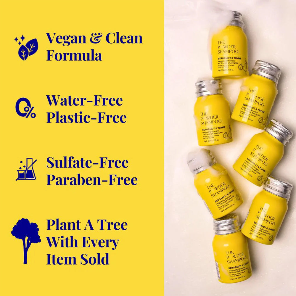 The Powder Shampoo Invigorating Bergamot &amp; Thyme