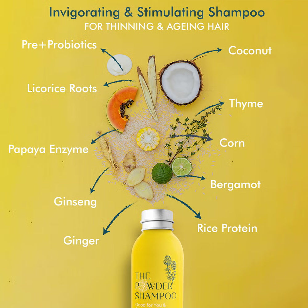 The Powder Shampoo Invigorating Bergamot &amp; Thyme