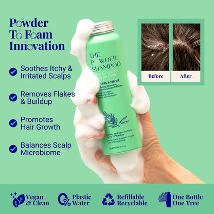 The Powder Shampoo - Tea Tree &amp; Thyme